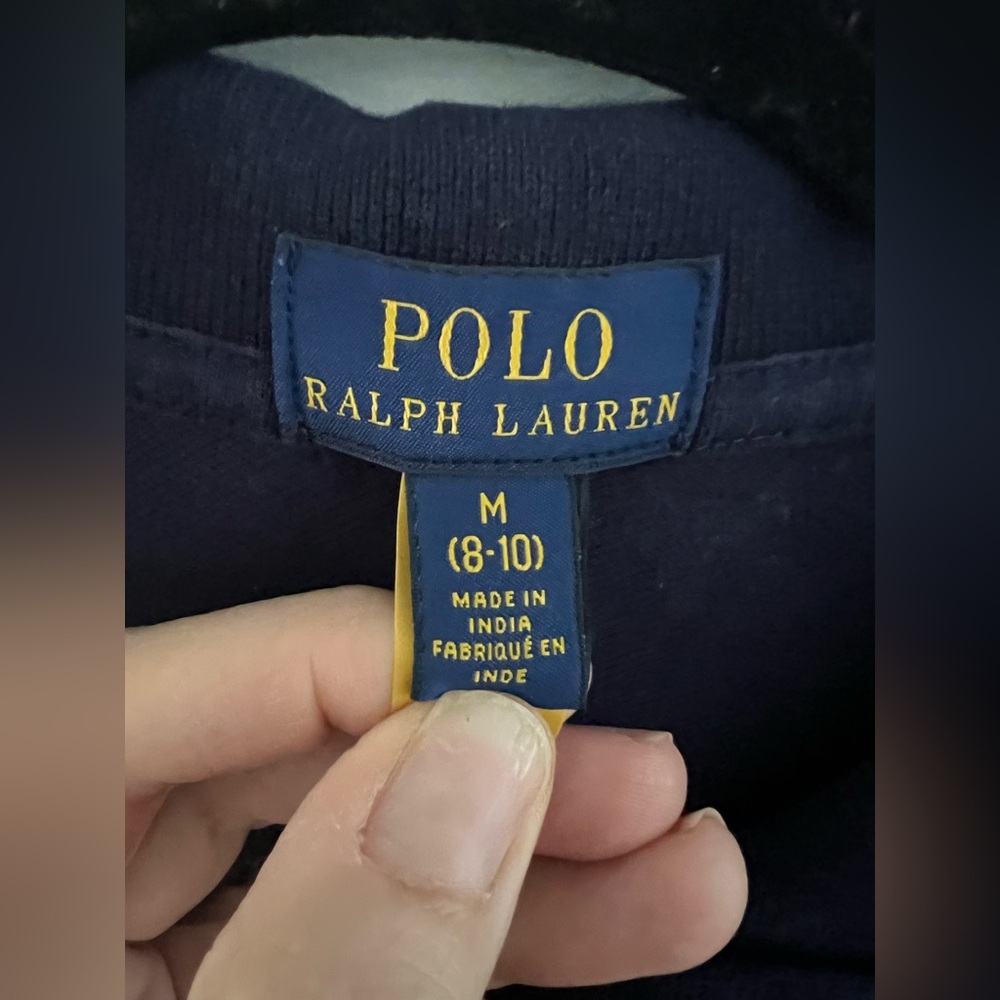 Polo shirt dress Navy - Picture 2 of 3